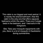 Sara's Cabins-hytter