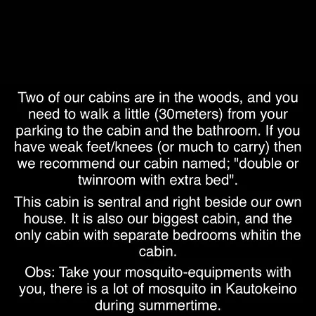 Leilighet Sara's Cabins-hytter